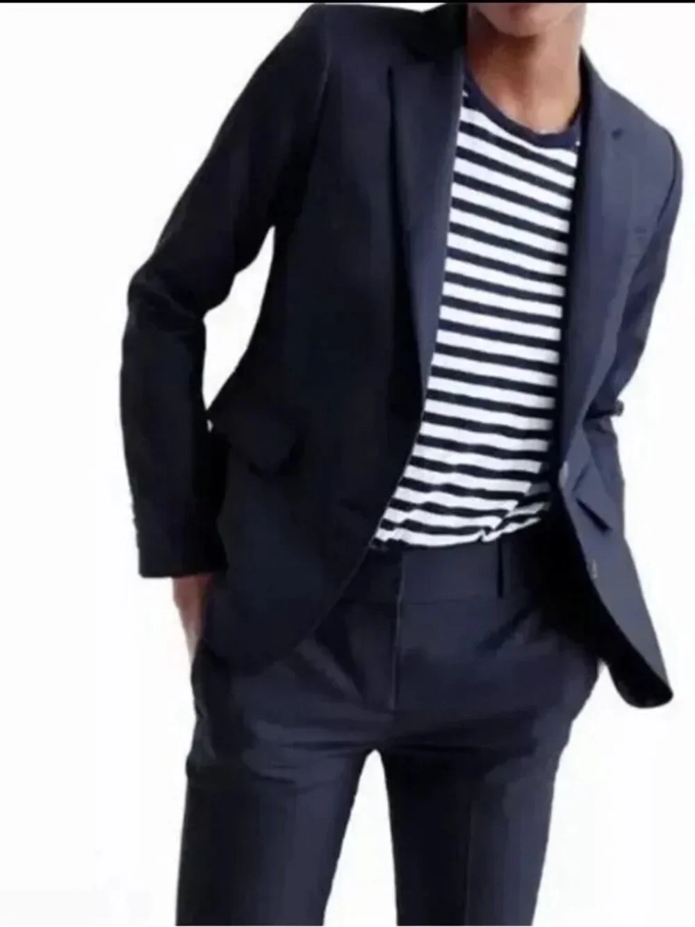 J. Crew Navy Two Button Blazer 4